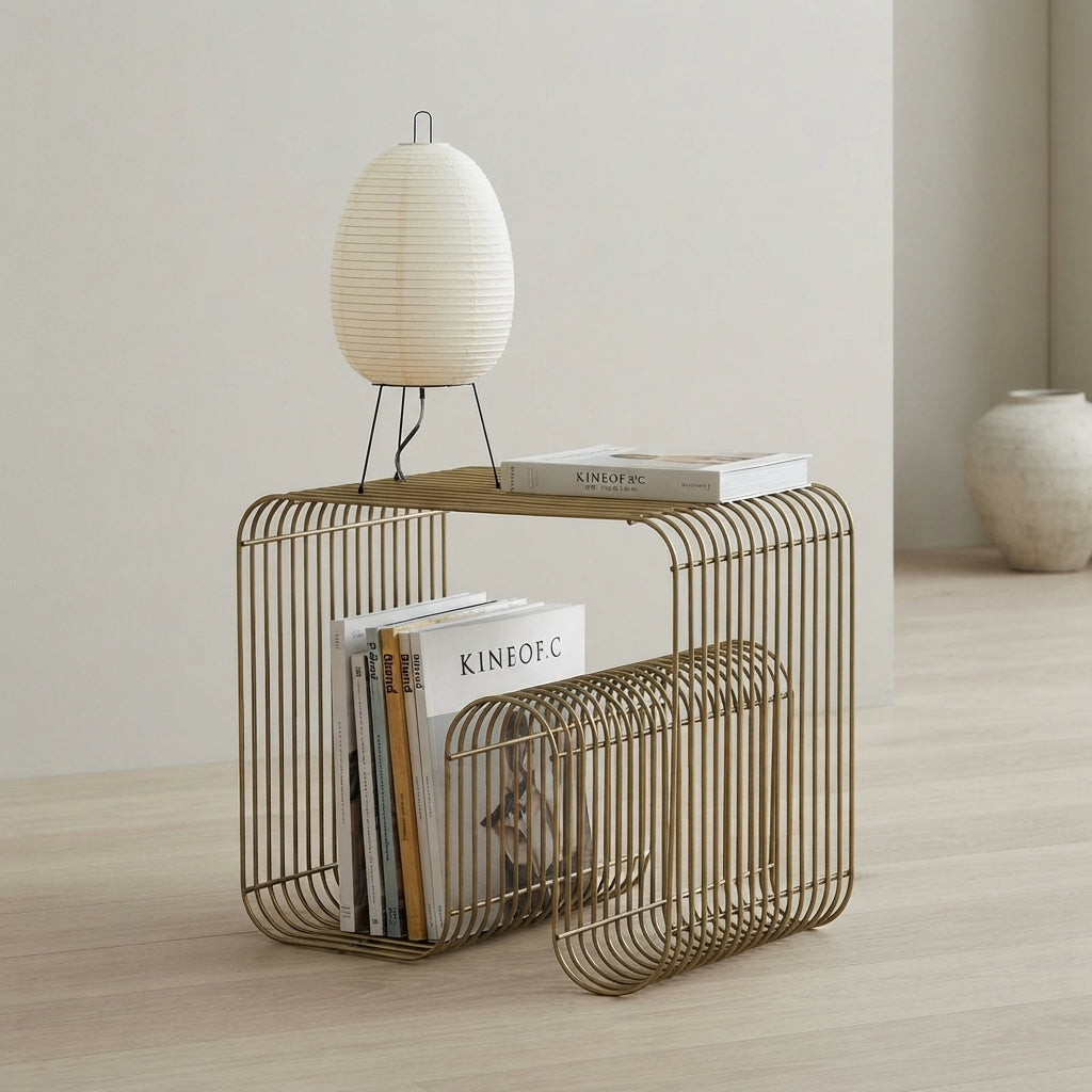 Modern Minimalist Steel Coffee Table