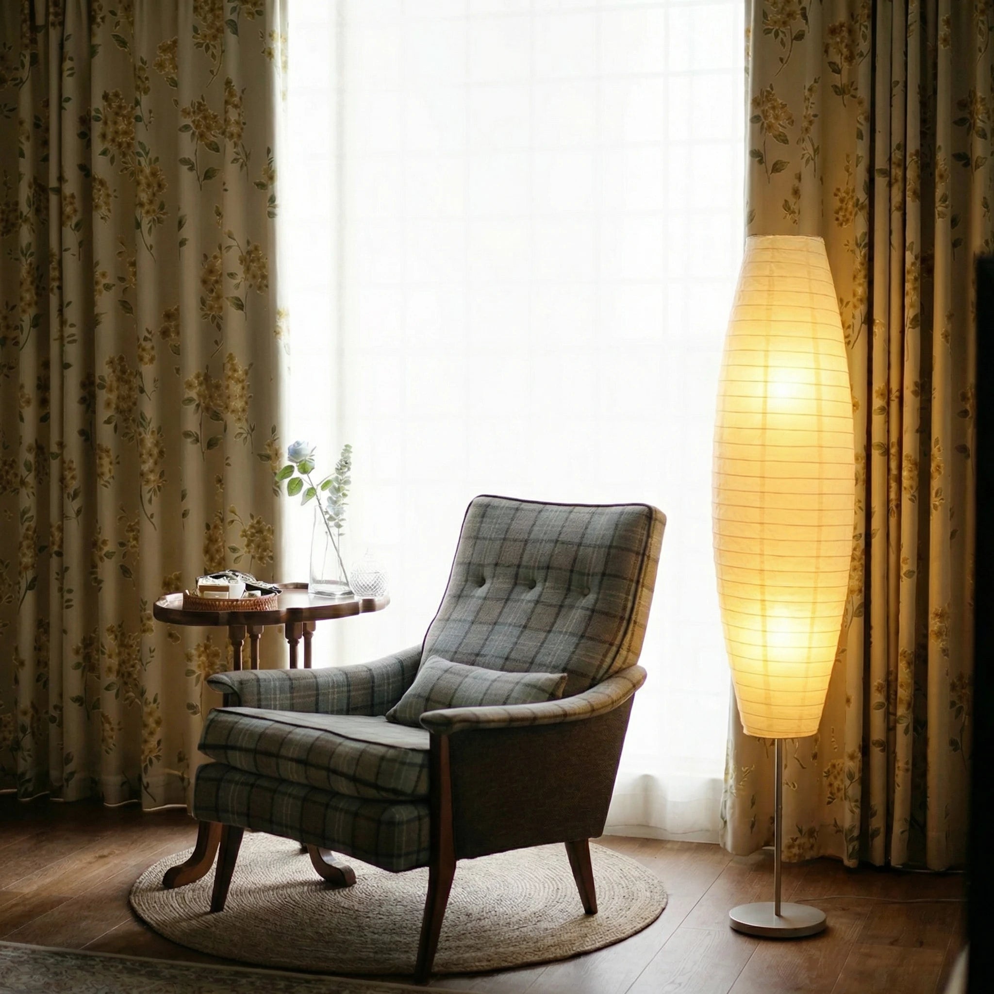 The Gyeongju Rice Paper Floor Lamp