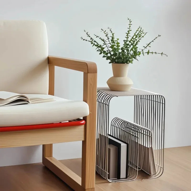 Modern Minimalist Steel Coffee Table