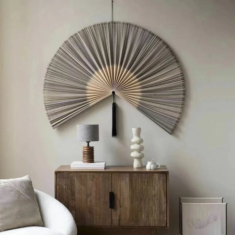 The Damyang Woven Bamboo Wall Fan