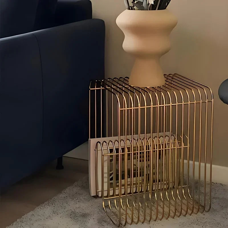 Modern Minimalist Steel Coffee Table