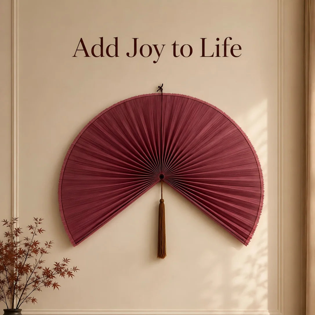 The Damyang Woven Bamboo Wall Fan
