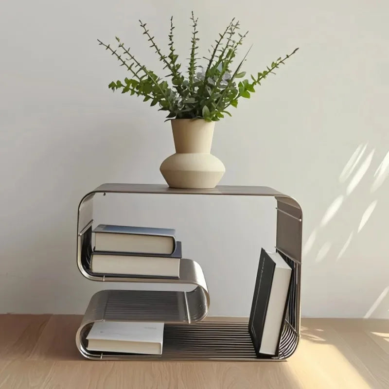 Modern Minimalist Steel Coffee Table