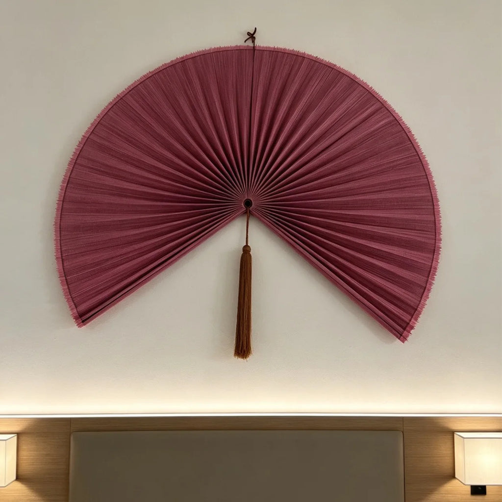The Damyang Woven Bamboo Wall Fan