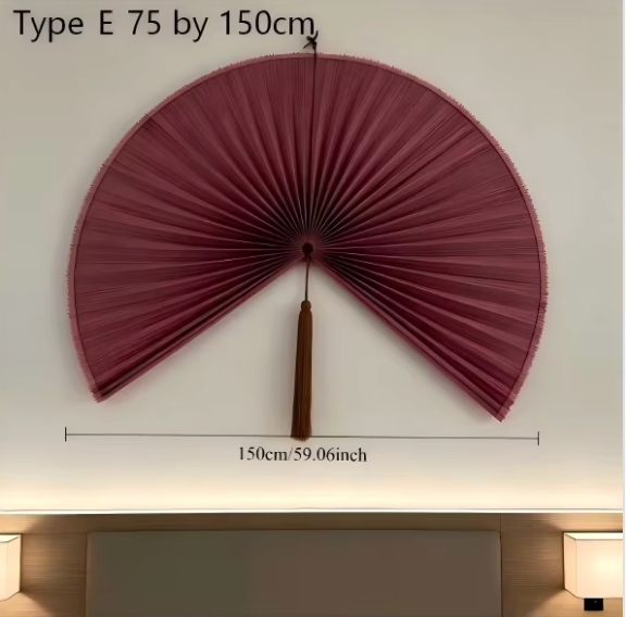 The Damyang Woven Bamboo Wall Fan