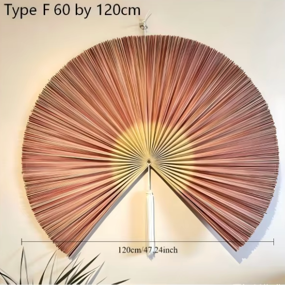 The Damyang Woven Bamboo Wall Fan