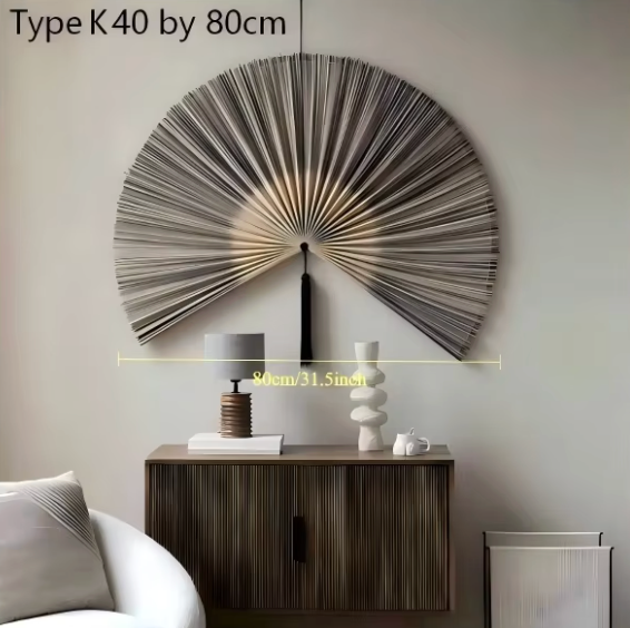 The Damyang Woven Bamboo Wall Fan