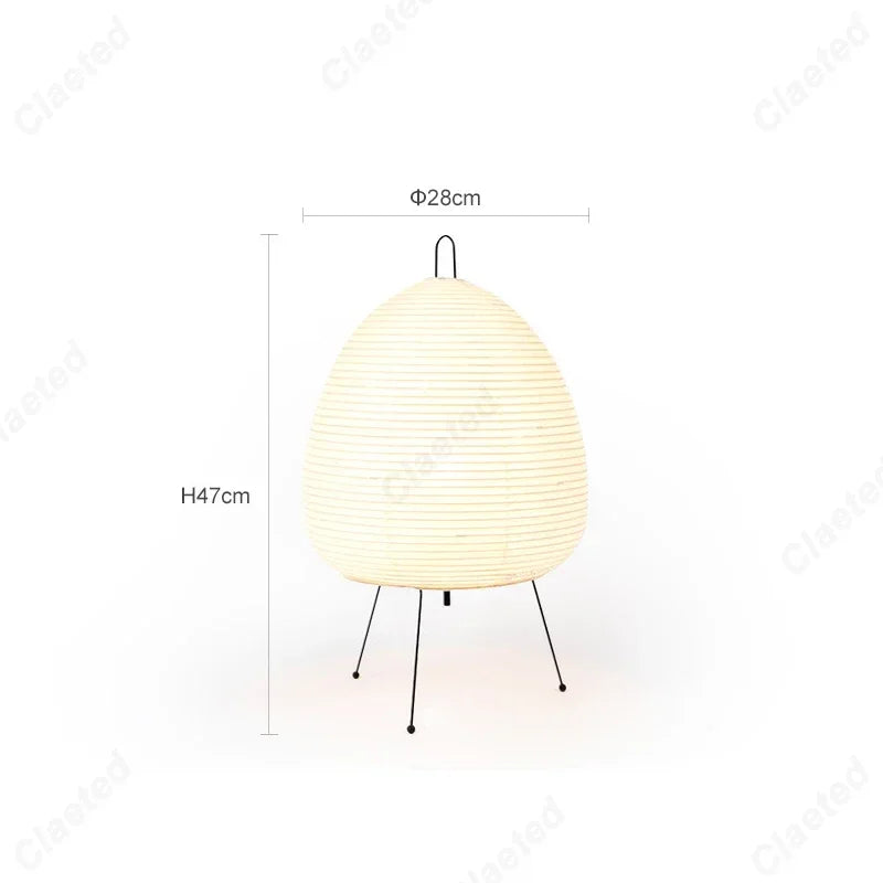 The Akari Noguchi Rice Paper Table Lamp